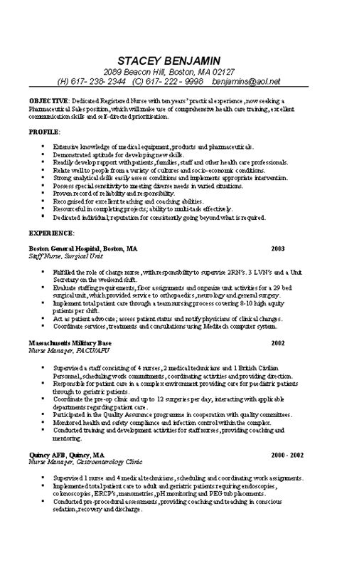 nurse resume  professional rn resume