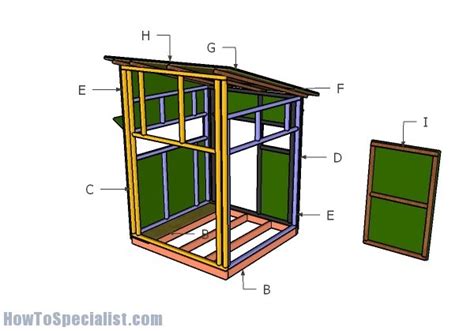 5x5 Deer Blind Plans Howtospecialist How To Build