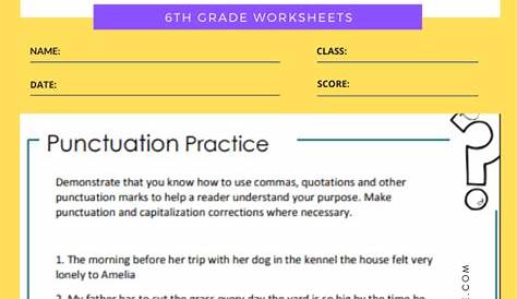 Proofreading And Editing Worksheets Grade 6 in 2023 | Worksheets Free