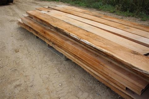Pallet Lot Of Red Oak Rough Sawn Lumber Spencer Sales