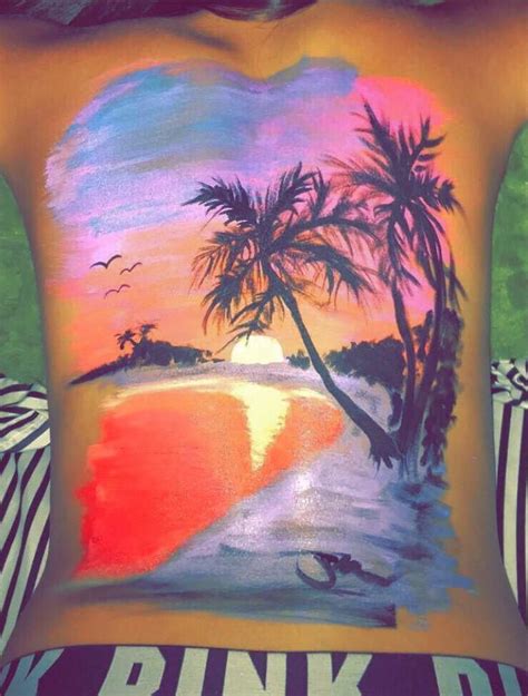 Sunset In Paradise Leg Painting Painting Drawing Figure Drawing