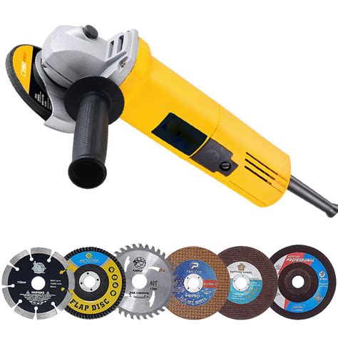 850w Professional 100mm 4inch Electric Angle Grinder With 6 Pieces