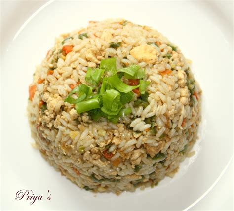 Other varieties of fried rice: Cook like Priya: Chinese Chicken Fried Rice | Restaurant ...