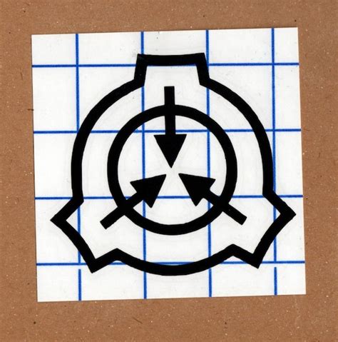 Scp Foundation Vinyl Decal Etsy