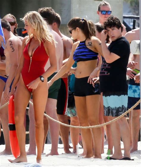 KELLY ROHRBACH On The Set Of Baywatch In Georgia 04 19 2016 HawtCelebs