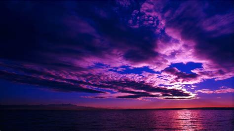 Sunset Purple Wallpapers Wallpaper Cave