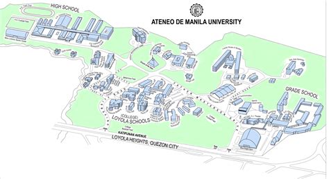 Ateneo De Manila Campus Map Ferry Map
