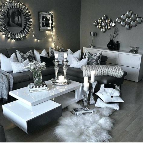 Red Silver Living Room Ideas Decor Grey Saltandblues