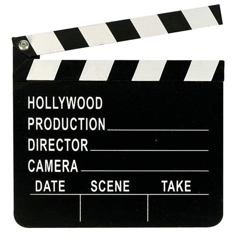 Hollywood Directors Clapper Board Decoration