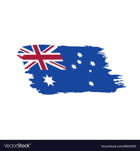Australia Flag Royalty Free Vector Image Vectorstock