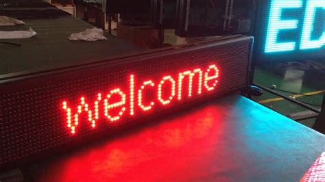 Electronic Scrolling Message Led Signsled Boardsand Outdoor Digital