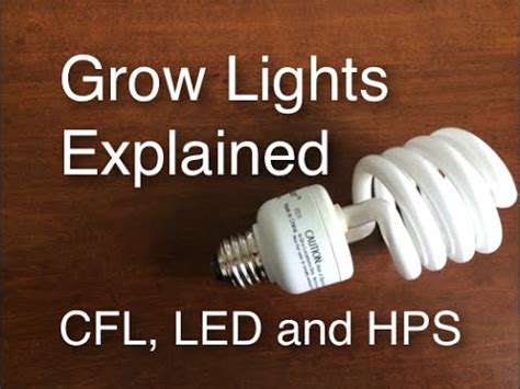 Enter any household, and you can find at least one set of cfl. Grow Lights Explained CFL LED and HPS easy and cheap to ...
