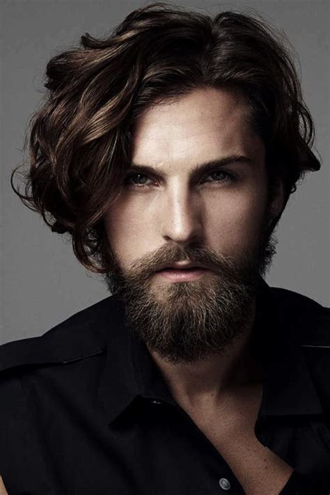 Ideal Side Swept Hairstyles For Long Hair Men Medium Layered Front And