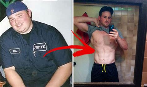 Before And After Weight Loss Pictures Of Obese Man Who Lost TEN Stone
