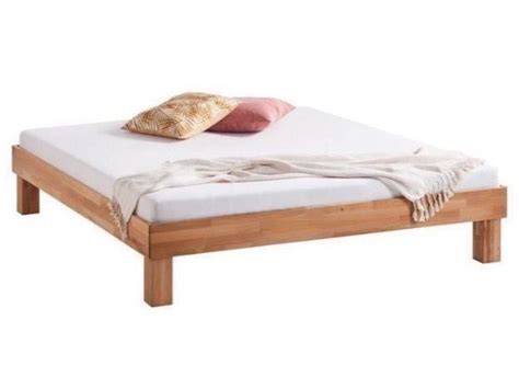 Boxspringbett amalina 140x200 grau mit bettkasten topper. Massivholz Bett Gestell Buche 140x200 | Kaufen auf Ricardo
