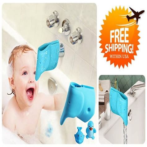 The faucet extender fits most bathroom faucet, such as delta, moen, kohler, and danze. Bathtub Silicone Soft Spout Cover For Baby Protection Cute ...