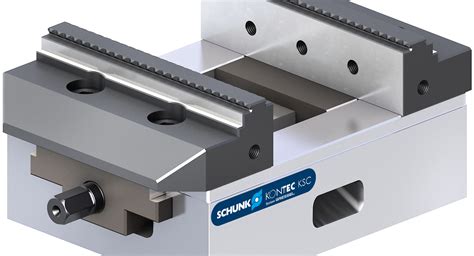 SCHUNK clamping vise with jaw support allows for I.D. and O.D. clamping - The Robot Report