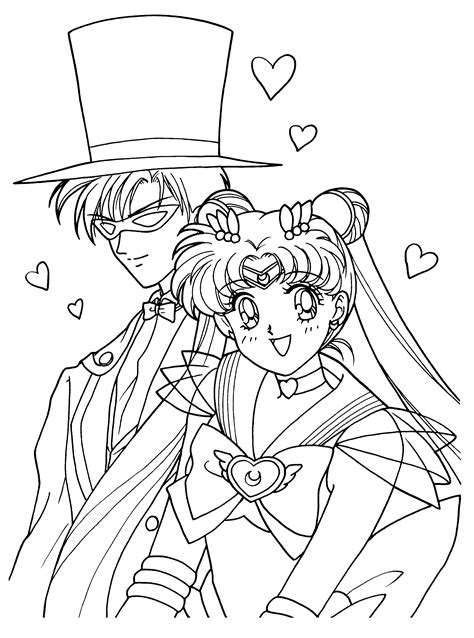 Coloring Page Sailor Moon Coloring Pages Moon Coloring Pages