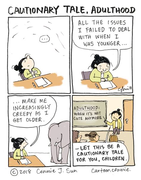 Cartoonconnie Comics Blog Cautionary Tale Adulthood