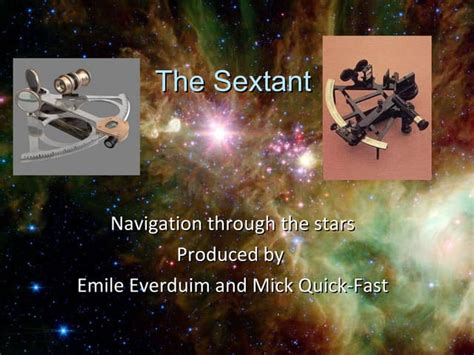 the sextant[1] ppt
