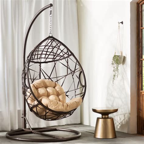 It accommodates smaller egg or basket chairs as well as larger ones because of its wider, round base. 2021 Update: 10 Affordable Dupes for the Target Egg Chair ...