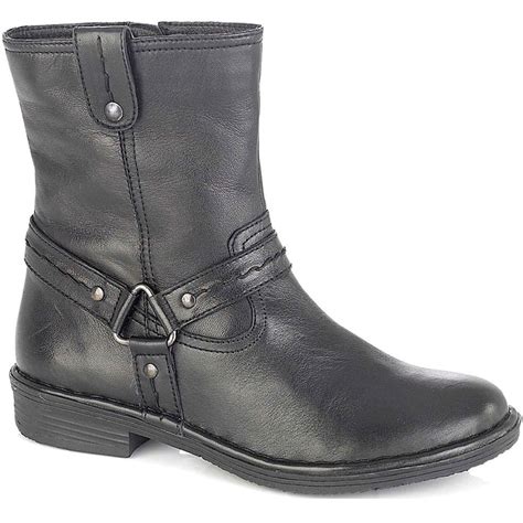 Ddr boot mit 2 wartburgmotoren. Lotus Betony Womens Black Leather Ankle Boots - Women from ...