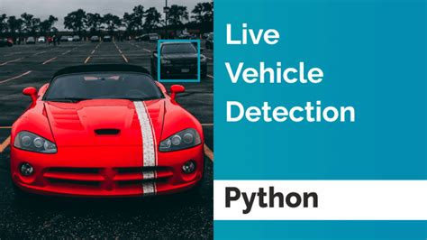 Live Vehicle Detection Using Python
