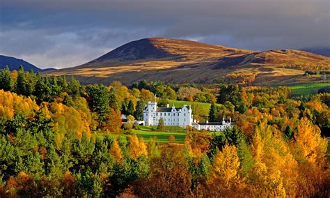 Castle Scottish Scotland Castles Blair Travel Stays Autumn Highland