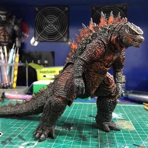 Kaiju News Outlet On Instagram “amazing Custom Shmonsterarts Burning
