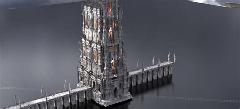 Castle Tower Dark Lord 3d Model Cgtrader