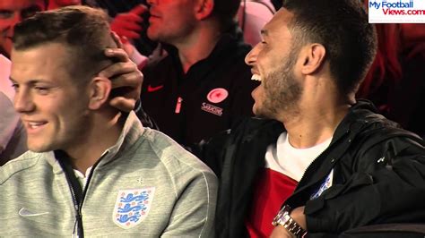 Oxlade Chamberlain Gives Wilshere Banter For Bad Singing Youtube