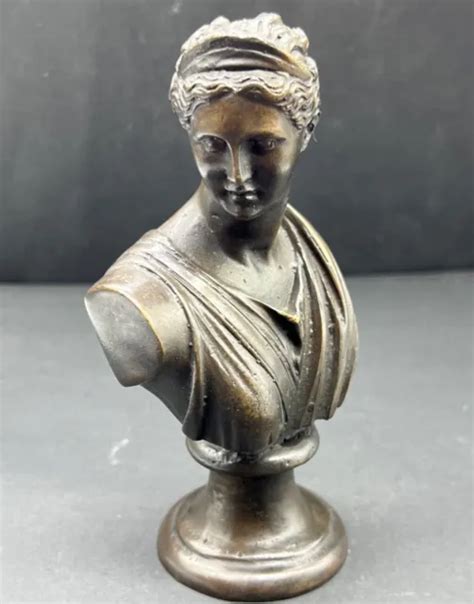 ARTEMIS DIANA BUST Sculpture Ancient Greek Goddess Of Hunt Bronze Statues PicClick