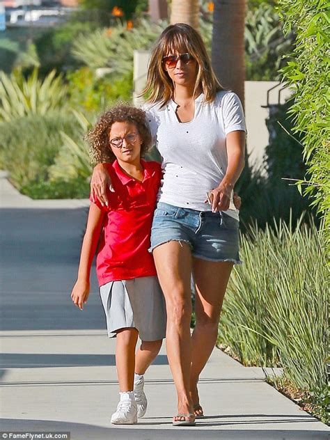 Halle berry's lawyers returned to court tuesday to ask a judge to keep her child's father away from their daughter because of a fight with her fiance. Halle Berry walks arm-in-arm with her daughter Nahla ...