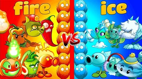 With all your passion for playing plants vs. Plants vs Zombies 2 - Team FIRE vs ICE Power up - YouTube