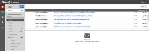 How To Use Shaw Business Webmail