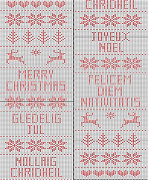 More than 150 free christmas knitting patterns to knit that you will love. Ravelry: Fair isle Christmas table runner pattern by ...