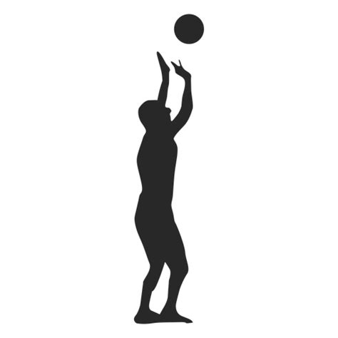 Volleyball Player Setting The Ball Silhouette Ad Sponsored