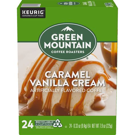 Green Mountain Coffee Roasters Caramel Vanilla Cream Flavored K Cup