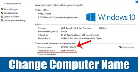 How To Change Your Computer Name In Windows 10 3 Methods