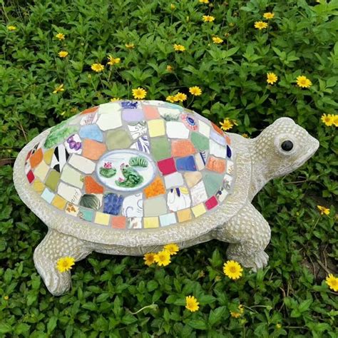 Outdoor Turtle Garden Ornament European Ceramic Animal Courtyard