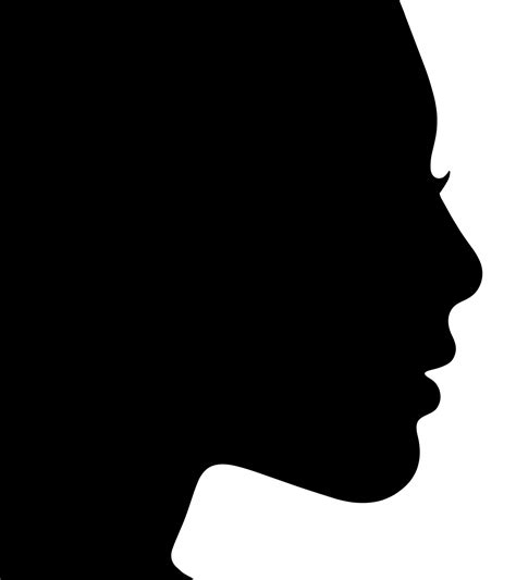 Woman Face Profile Silhouette At Getdrawings Free Download