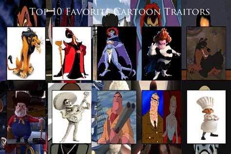 My Top 10 Favorite Traitors Disney Villains By Bart Toons On Deviantart