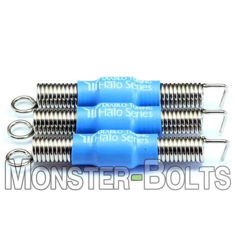 Set Of 3 Silent Noiseless Guitar Tremolo Springs Halo Series For