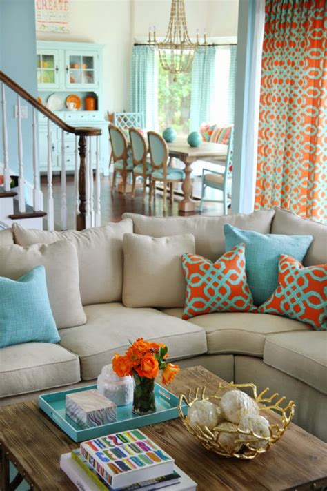 How To Decorate Your Home With Orange Photos Shop Room Ideas
