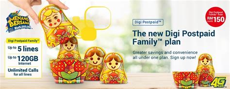 A comparison of mobile prepaid plans in malaysia for year 2019. Get up to 4 FREE lines in one Digi Postpaid Family plan