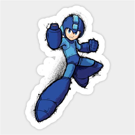 Retro Megaman Megaman Sticker Teepublic