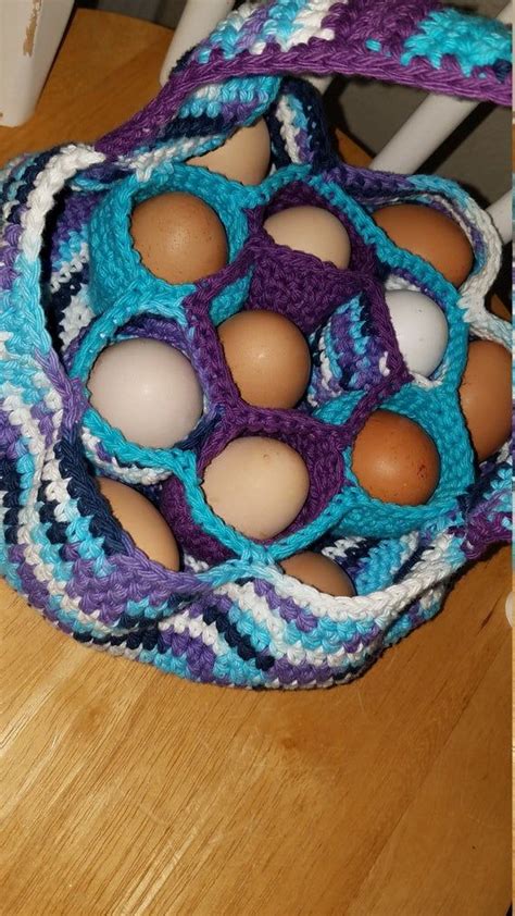 Egg Collecting Basket Bakers Dozen In Crochet Chicken Crochet Crochet Projects