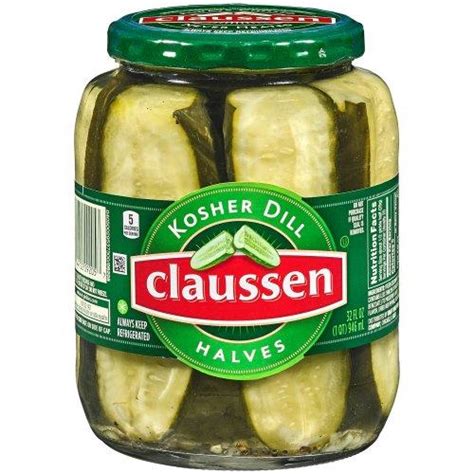 Claussen Kosher Dill Pickle Halves Nutrition And Ingredients Greenchoice