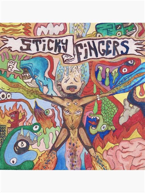 Sticky Fingers Caress Your Soul Inspired Artwork Poster For Sale By