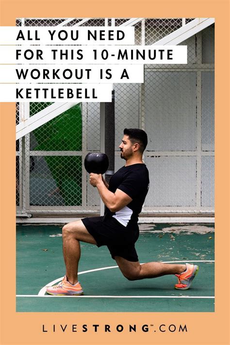 All You Need For This Minute Hiit Workout Is A Kettlebell Livestrong Com Kettlebell Hiit